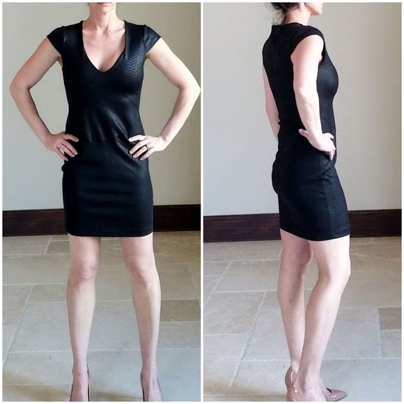 david lerner asymmetrical strap midi dress